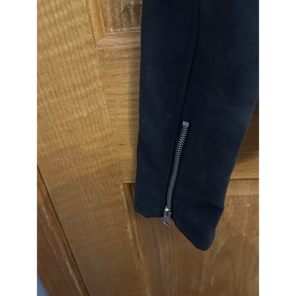 Forever 21 Navy Moto Jacket Women’s Size Medium- very good - Picture 6 of 7